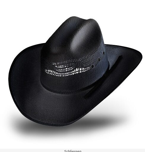 Strohhut Ashton black